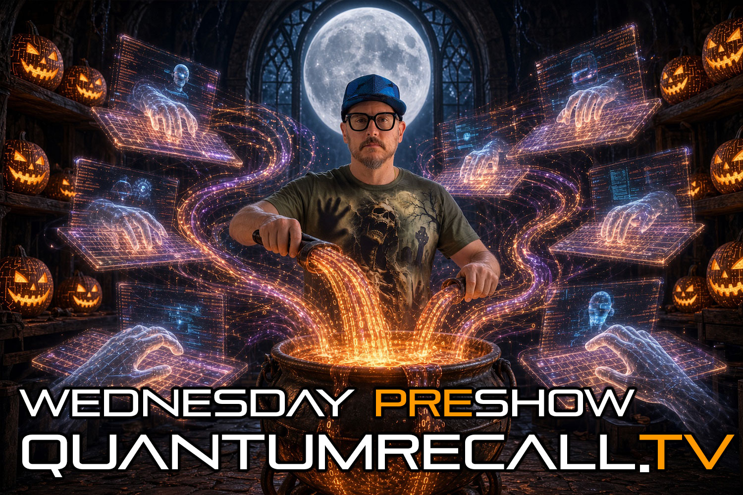 My Week of Work, AI & Website Updates: A Halloween Recap | Quantum Recall Wednesday Pre-Show