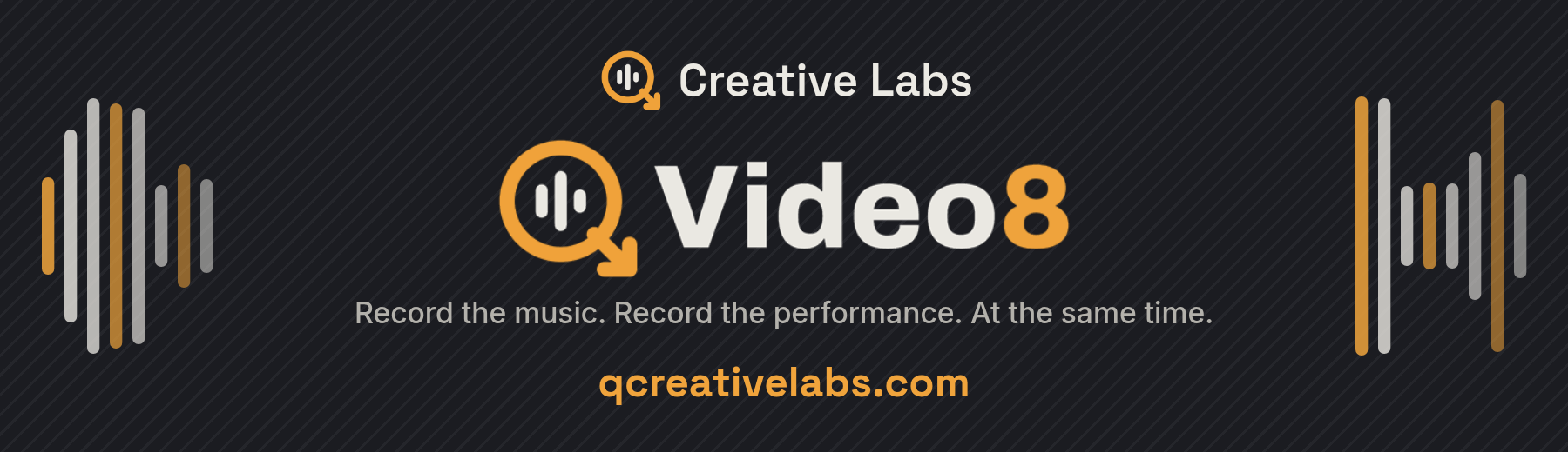 Q Creative Labs and QVideo8: Record the music. Record the performance. At the same time. qcreativelabs.com